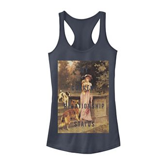 Juniors' "My Current Relationship Status" Tank Top