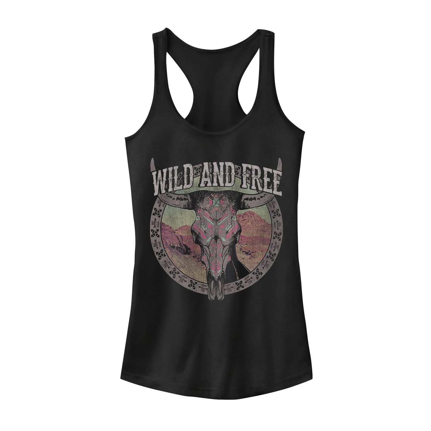 cow skull tank top