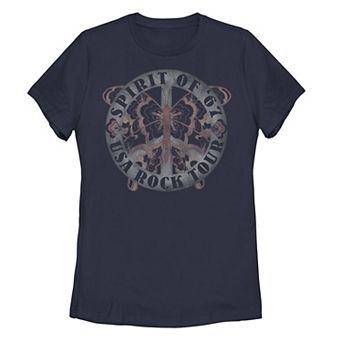Juniors' "Spirit of '67 USA Rock Tour" Logo Graphic Tee