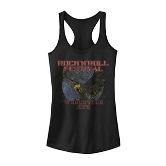 Juniors' "Rock 'N' Roll Festival World Tour 1990" Tank Top
