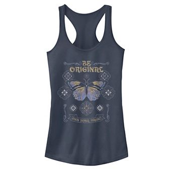 Juniors' "Be Original Own Your Magic" Butterfly Tank Top