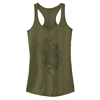 Juniors' Snake Tank Top
