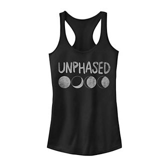 Juniors' "Unphased" Moon Cycle Tank Top