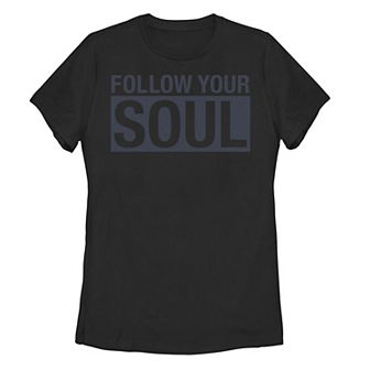 Juniors' "Follow Your Soul" Graphic Tee
