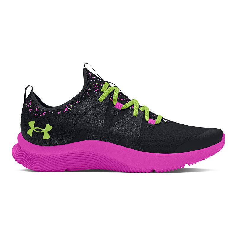 Under Armour Infinity 3 AL Pre-School Kids' Running Shoes, Boy's, Size: 1, Vivid Pink Green