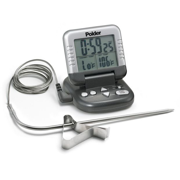 Digital oven thermometer with timer