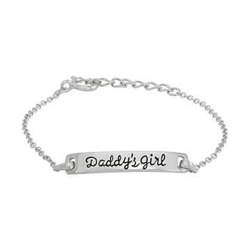 Charming Girl Kids' "Daddy's Girl" Sterling Silver Bracelet