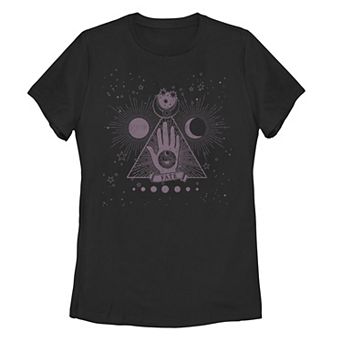 Juniors' Celestial Hand Of Fate Graphic Tee