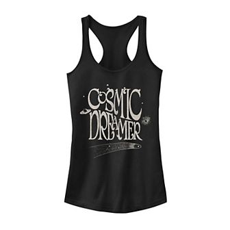 Juniors' Cosmic Dreamer Graphic Tank Top