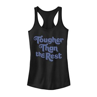 Juniors' Tougher Than The Rest Graphic Tank Top