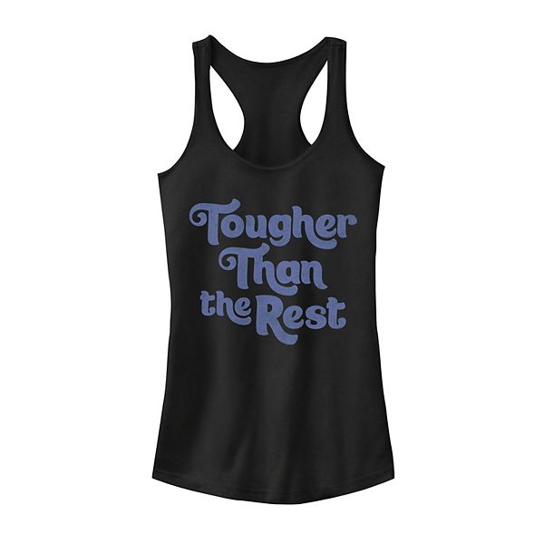 Juniors' Tougher Than The Rest Graphic Tank Top