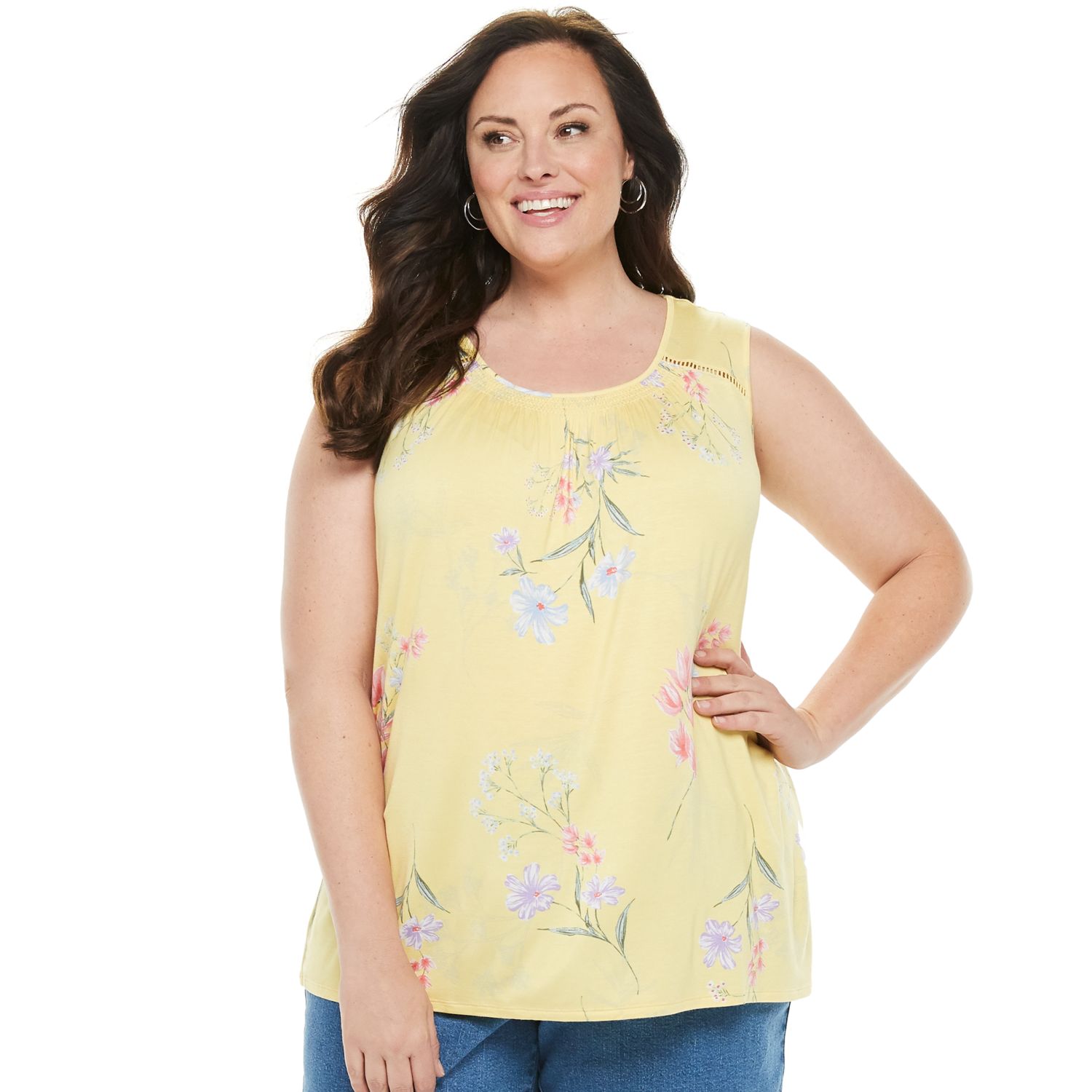 kohls plus size tank tops