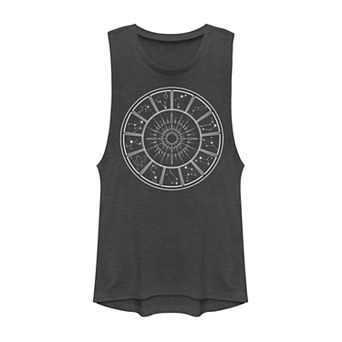 Juniors' Fifth Sun Celestial Calendar Graphic Tank Top