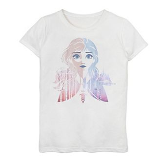 Disney's Frozen 2 Anna Girls 7-16 Gradient Portrait Fill Tee