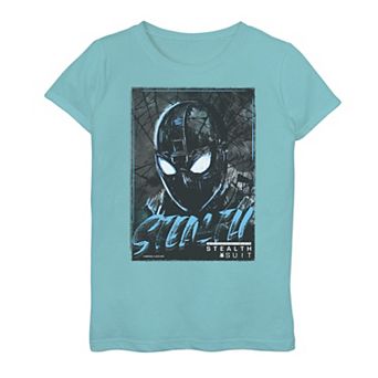 Girls 7-16 Marvel Spider-Man Far From Home Stealth Suit Portrait Tee