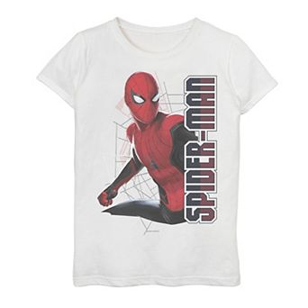 Girls 7-16 Marvel Spider-Man Far From Home Action Pose Tee