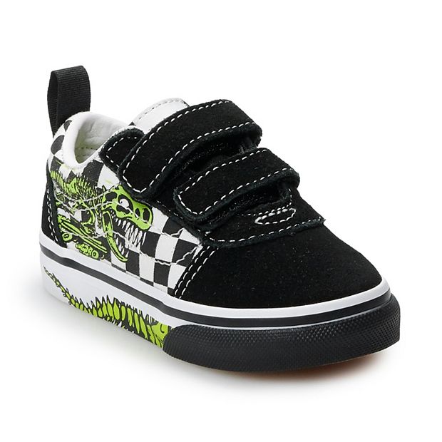 Vans dinosaur store shoes toddler