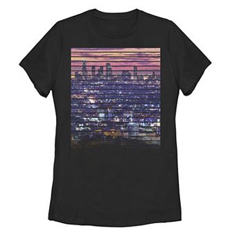 Juniors' City Lines Portrait Tee