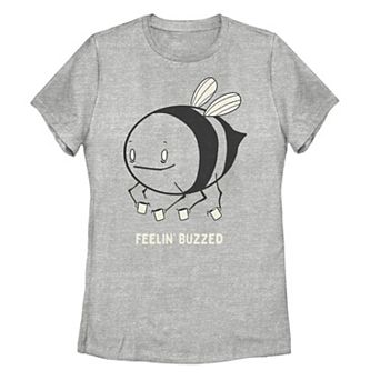 Juniors' Feelin' Buzzed Coffee Bee Tee