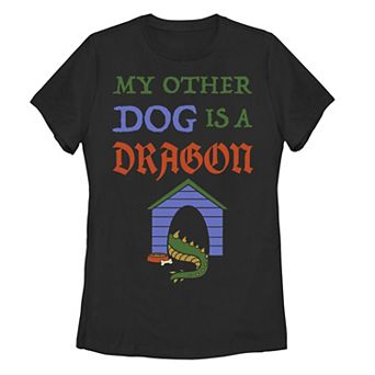 Juniors' My Other Dog Is A Dragon Tee