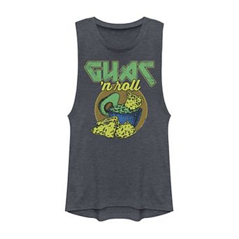 Juniors' Guac N Roll Guacamole Bowl Muscle Tank Top