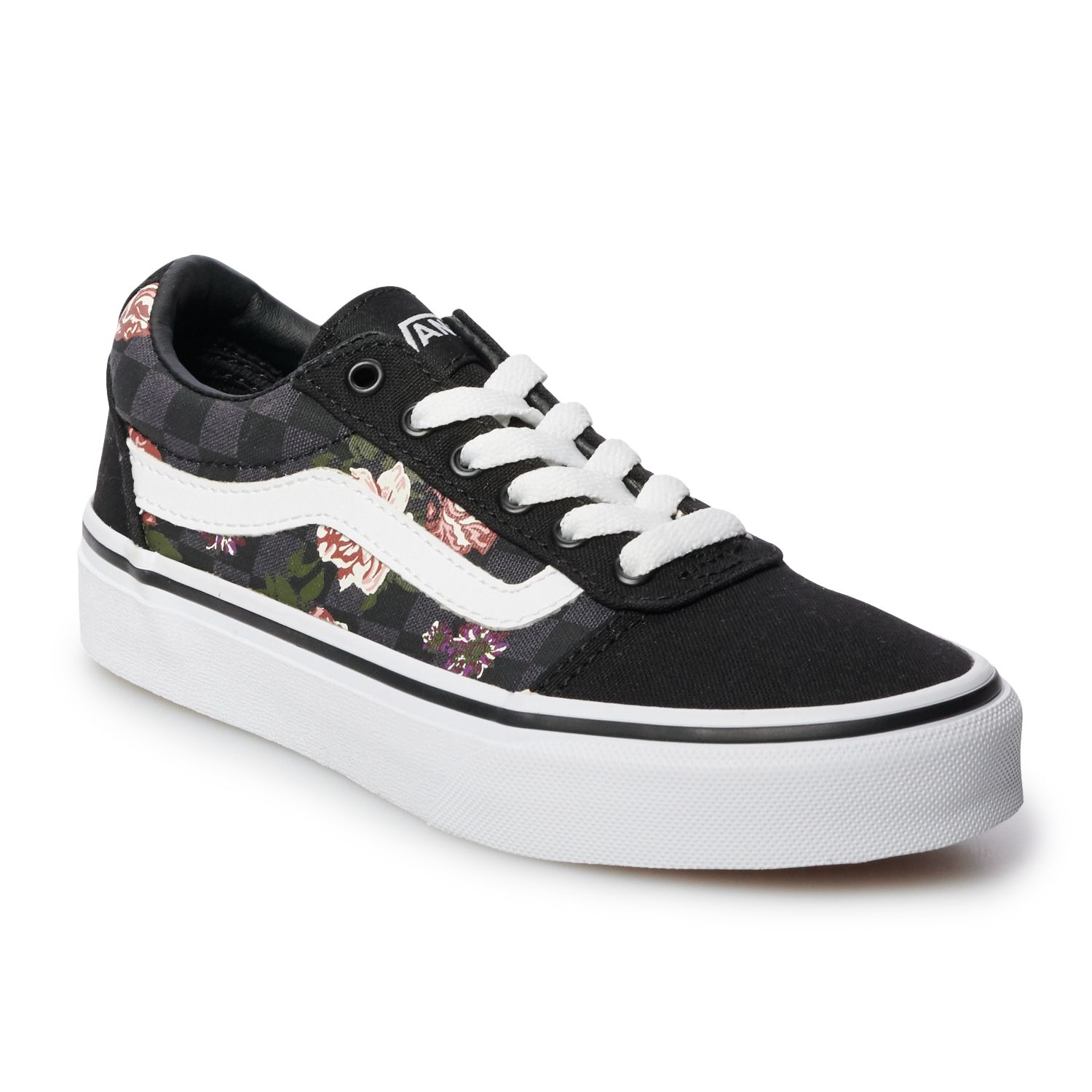 black and white vans kohls