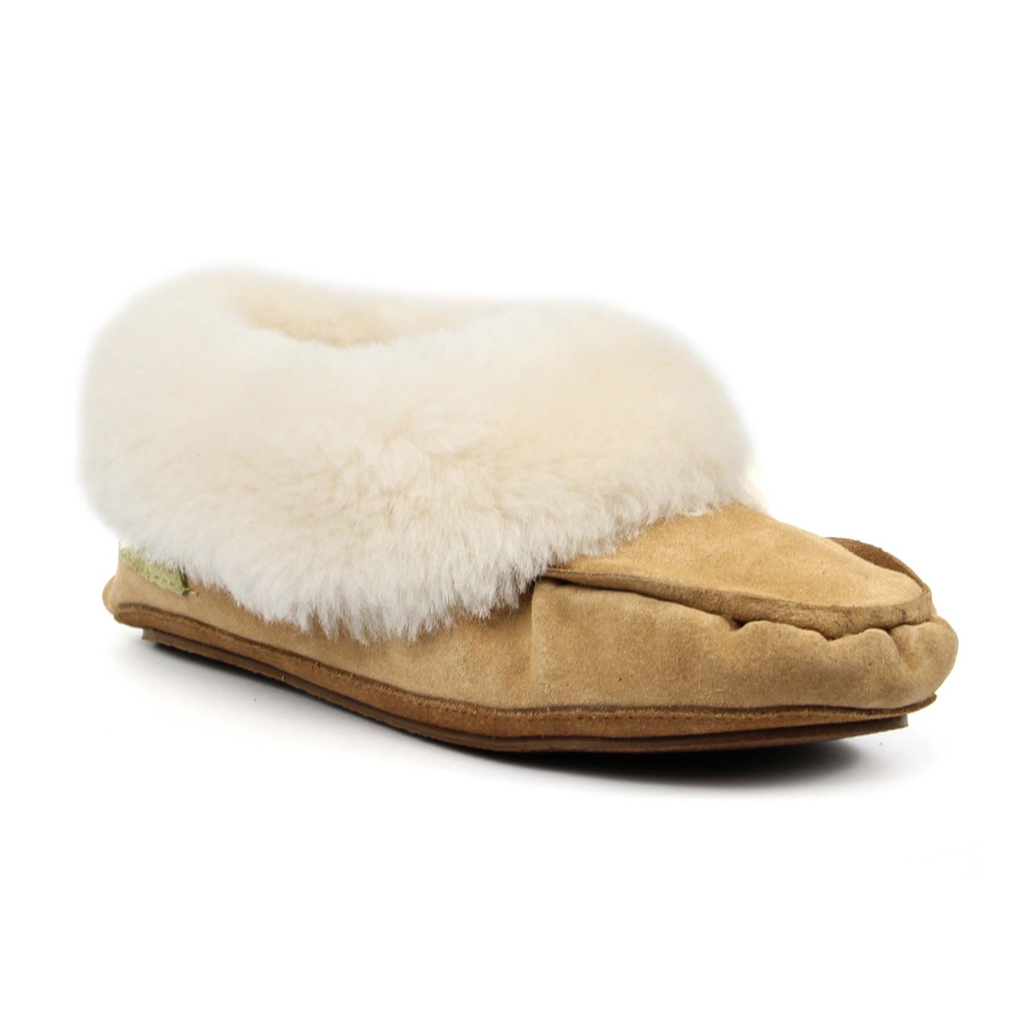 leather moccasin slippers womens