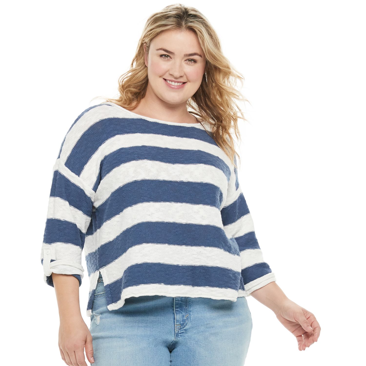 kohls womens plus sweaters