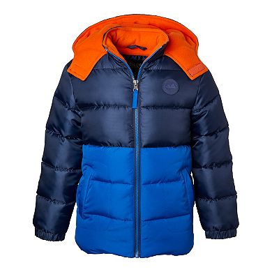 Boys' 4-7 I-Extreme Ripstop Colorblock Puffer Jacket