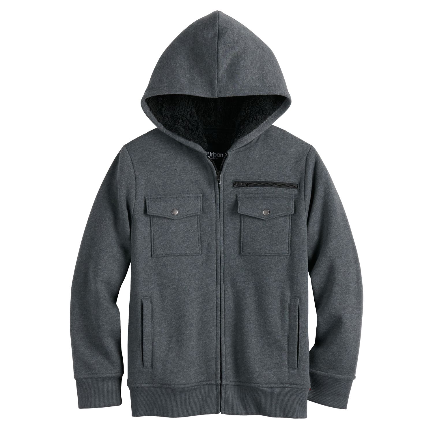 military fleece hoodie