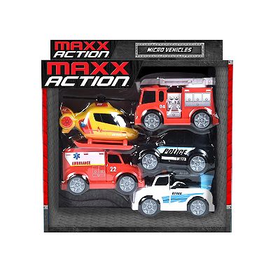 Maxx Action Micro Maxx Street Vehicles Playset