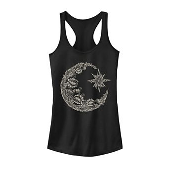 Juniors' Lace Moon Tank Top