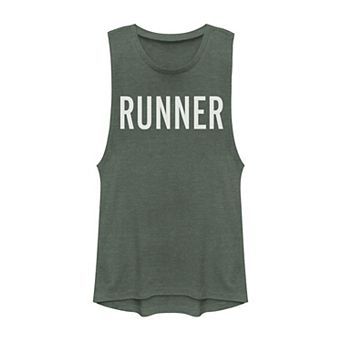 Juniors' Runner Muscle Tank Top