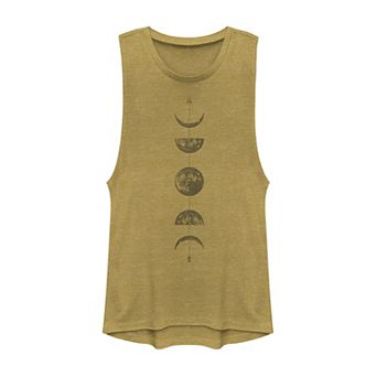 Juniors' Arrow Through Moon Phases Muscle Tank Top
