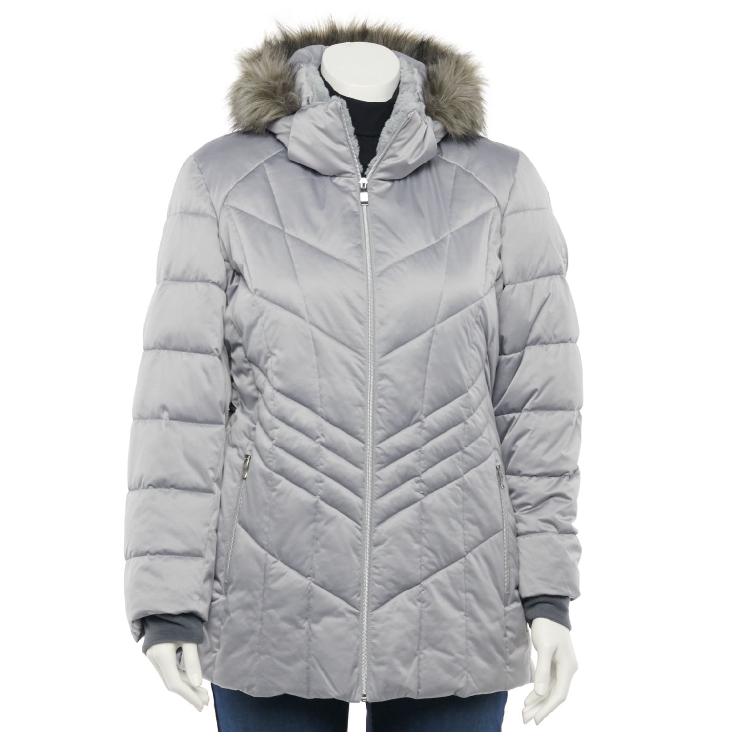 kohls plus size coats