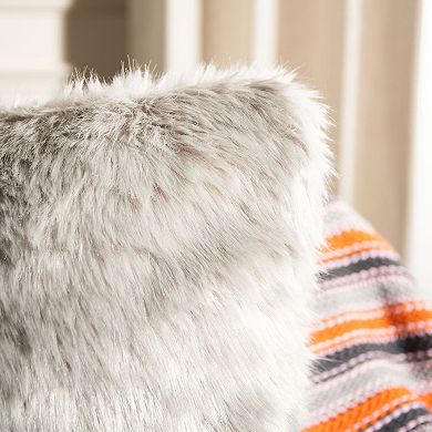 Safavieh Adanna Faux-Fur Throw Pillow