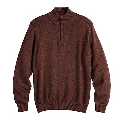 Men's Croft & Barrow® Regular-Fit 7GG Quarter-Zip Sweater