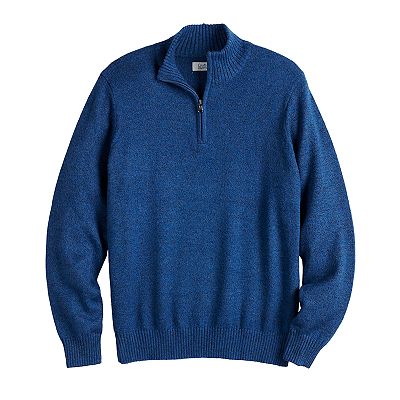 Men s Croft Barrow Extra Soft Quarter Zip Sweater