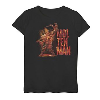 Girls 7-16 Marvel Spider-Man Far From Home Molten Man Graphic Tee