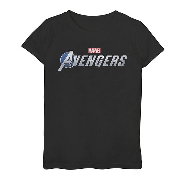 Girls 7-16 Marvel Avengers Silver Logo Graphic Tee