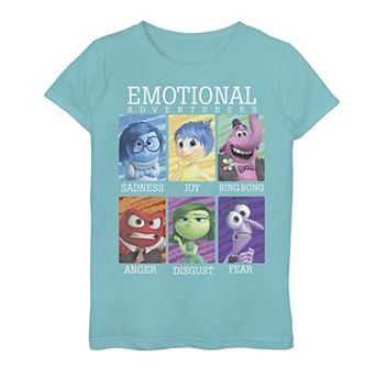 Disney / Pixar's Inside Out Girls 7-16 Emotional Adventurers Yearbook Graphic Tee