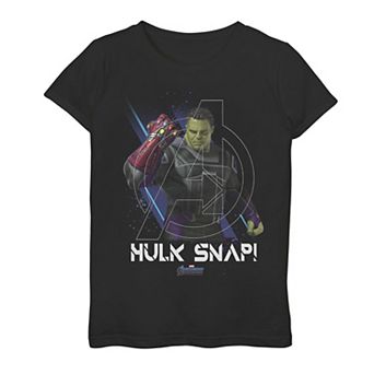 Girls 7-16 Marvel Avengers Endgame Hulk Snap Graphic Tee
