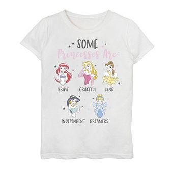Girl's 7-16 Disney Princess Traits Graphic Tee