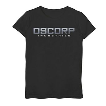 Girls 7-16 Marvel Spider-Man Oscorp Industries Logo Graphic Tee