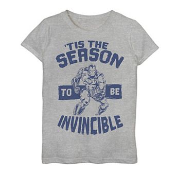 Girls 7-16 Marvel Iron Man 'Tis The Season To Be Invincible Christmas Graphic Tee