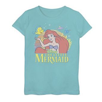 Girls 7-16 Disney's Little Mermaid Ariel Flounder Graphic Tee