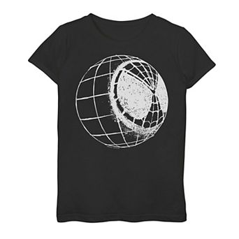 Girls 7-16 Marvel Spider-Man Far From Home Mask Stencil Graphic Tee