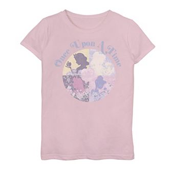 Girls 7-16 Disney Princess Once Upon A Time Silhouette Graphic Tee