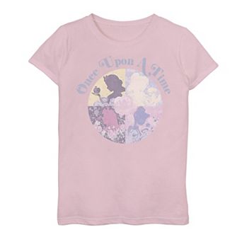 Girls 7-16 Disney Princess Once Upon A Time Silhouette Graphic Tee