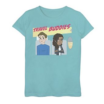 Girls 7-16 Marvel Spider-Man Far From Home Travel Buddies Graphic Tee
